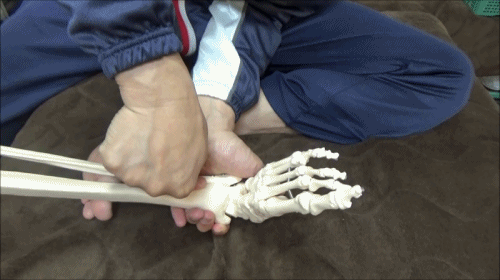 下部脛腓関節の開きの調整